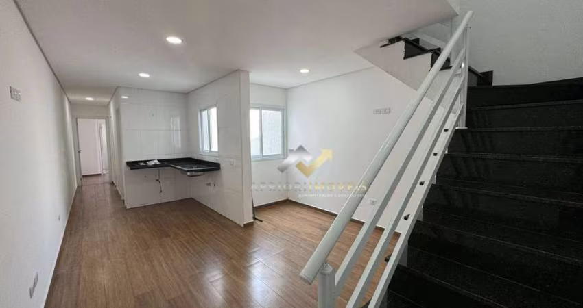 Cobertura com 2 dormitórios à venda, 106 m² por R$ 580.000,00 - Vila Alice - Santo André/SP