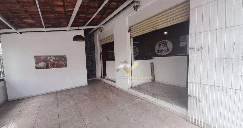 Salão para alugar, 88 m² por R$ 3.563,00/mês - Vila Bastos - Santo André/SP