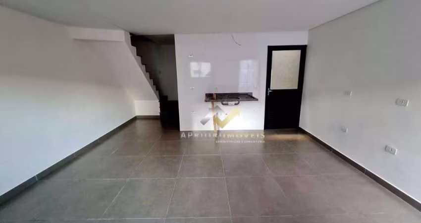 Sobrado com 3 dormitórios à venda, 75 m² por R$ 530.000,00 - Vila Camilópolis - Santo André/SP
