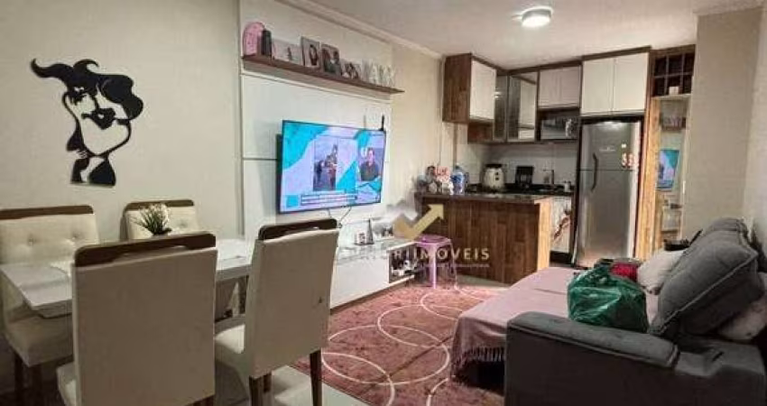 Apartamento com 2 dormitórios, 52 m² - venda por R$ 395.000,00 ou aluguel por R$ 2.000,00/mês - Vila Humaitá - Santo André/SP