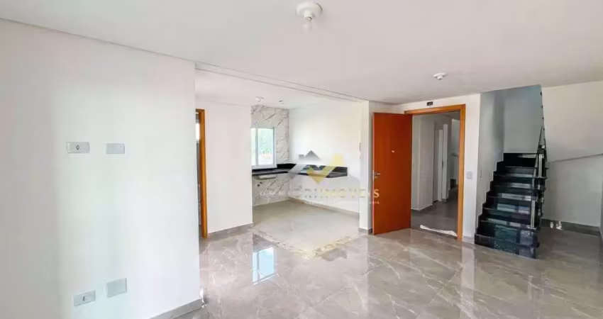 Cobertura com 3 dormitórios à venda, 110 m² por R$ 640.000 - Parque São Vicente - Mauá/SP