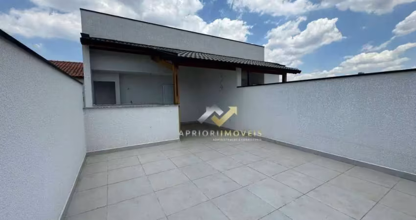 Cobertura com 2 dormitórios à venda, 92 m² por R$ 385.000,00 - Vila Humaitá - Santo André/SP