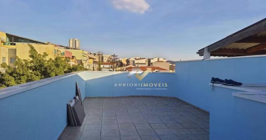 Cobertura com 2 dormitórios à venda, 120 m² por R$ 460.000,00 - Vila Tibiriçá - Santo André/SP