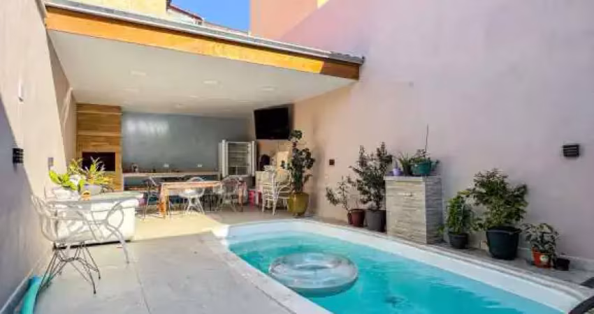 Sobrado com 3 dormitórios à venda, 246 m² com piscina -  vila américa - santo andré/sp