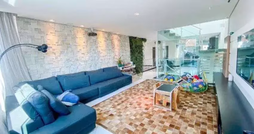 Sobrado com 3 dormitórios à venda, 248 m² por r$ 1.450.000,00 - vila scarpelli - santo andré/sp