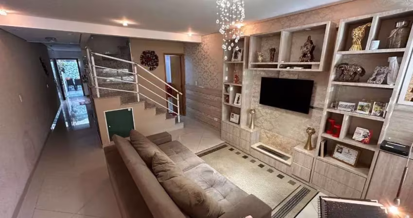 Sobrado com 3 dormitórios à venda, 160 m² por r$ 939.000,00 - vila camilópolis - santo andré/sp