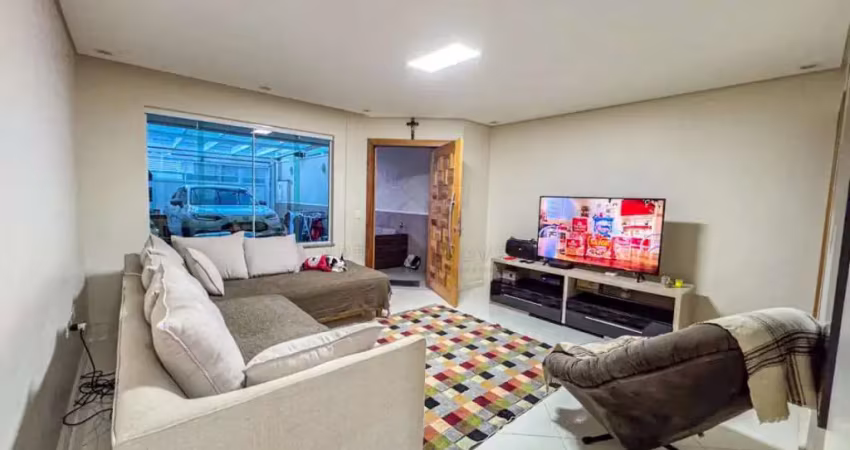 Sobrado com 3 dormitórios à venda, 152 m² por r$ 950.000 - vila scarpelli - santo andré/sp