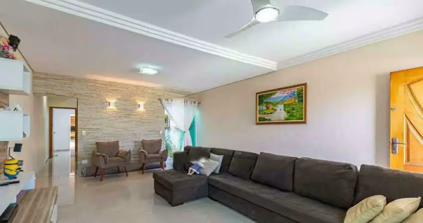 Sobrado, 243 m² - venda por r$ 1.100.000,00 ou aluguel por r$ 6.839,30/mês - vila scarpelli - santo andré/sp