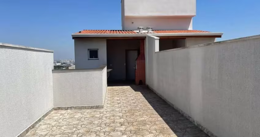 Cobertura com 2 dormitórios à venda, 107 m² por r$ 445.000,00 - vila camilópolis - santo andré/sp