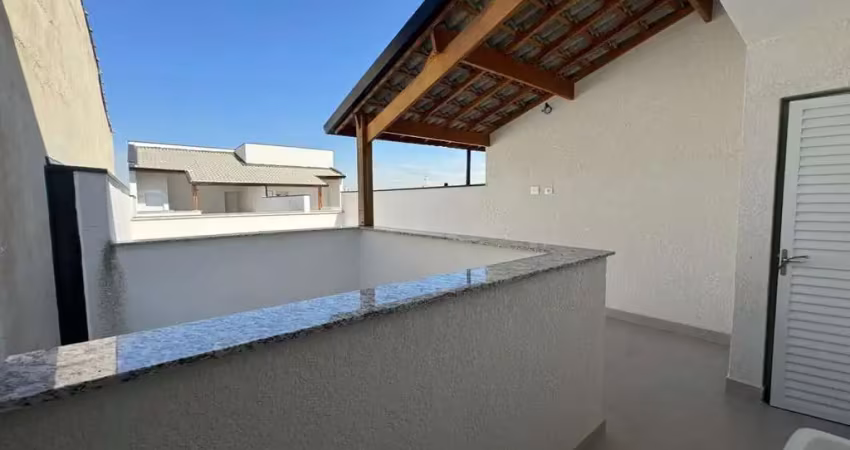Cobertura com 2 dormitórios, 96 m² - venda por r$ 420.000,00 ou aluguel por r$ 2.500,00/mês - vila humaitá - santo andré/sp