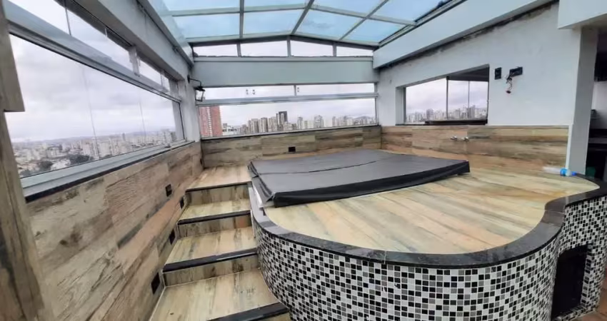 Cobertura, 192 m² - venda por r$ 1.600.000,00 ou aluguel por r$ 7.700,01/mês - campestre - santo andré/sp