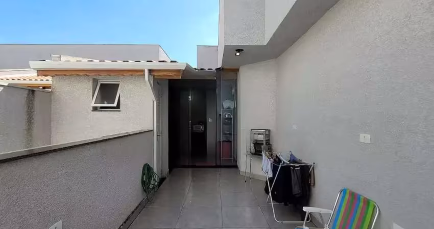 Cobertura com elevador à venda, 90m² por r$ 450.000 - vila pires - santo andré/sp