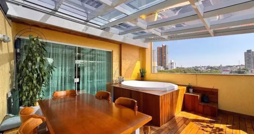 Linda cobertura elevador e jacuzzi no bairro campestre - santo andré