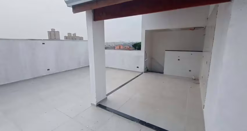 Cobertura com 2 dormitórios à venda, 100 m² por r$ 590.000,00 - utinga - santo andré/sp