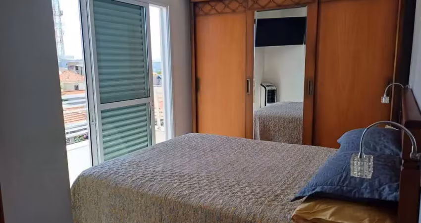 Cobertura com 2 dormitórios à venda, 50 m² por r$ 490.000,00 - jardim - santo andré/sp