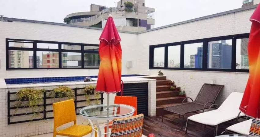 Cobertura com 2 dormitórios à venda, 305 m² por r$ 3.700.000,00 - jardim - santo andré/sp