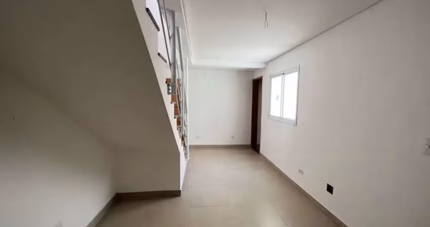 Cobertura com 2 dormitórios à venda, 100 m² por r$ 480.000,00 - vila alto de santo andré - santo andré/sp