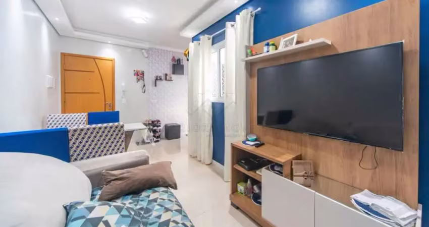 Cobertura à venda com 90m², 2 quartos e 1 vaga - vila helena, santo andré/sp