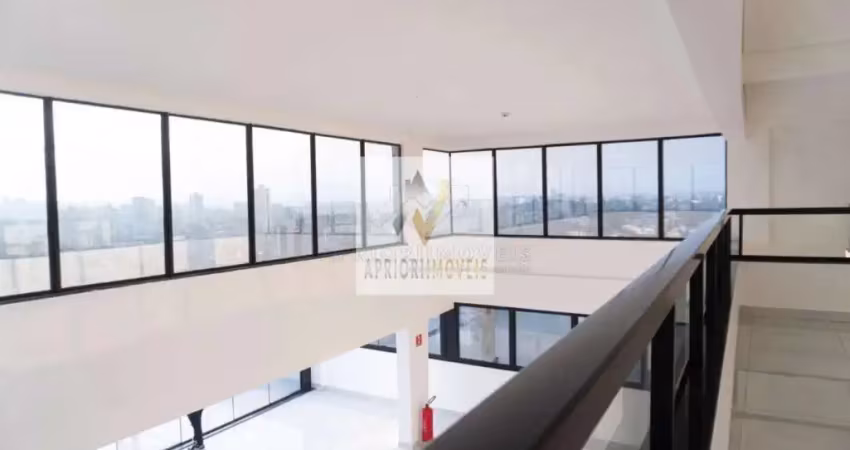 Andar corporativo em cobertura para alugar, 164 m² - vila curuçá - santo andré/sp