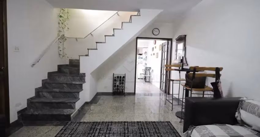 Sobrado á venda com 189m2,  04 dormitórios e 02 vagas na vila valparaiso - santo andré/sp