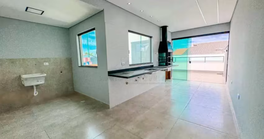 Cobertura com elevador à venda  com 02 quartos 1 suíte,100,00m²  - parque jaçatuba - santo andré/sp