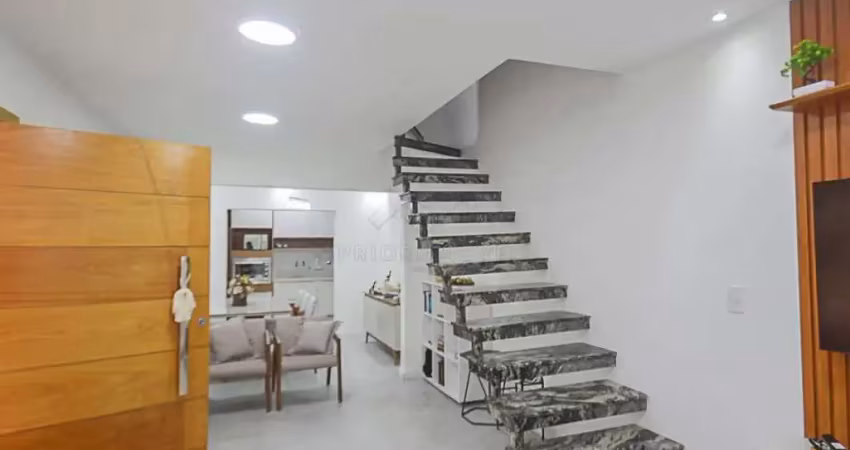 Sobrado à venda com 158m², 3 quartos e 2 vagas na chácara dublin paulista, santo andré/sp