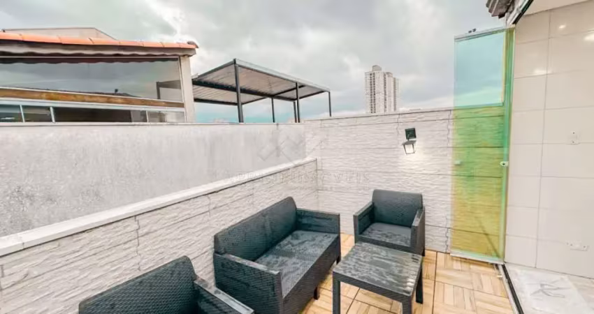 Cobertura com 02 dormitórios à venda na vila humaitá - santo andré/sp