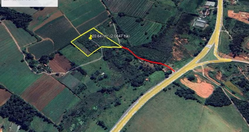 Área à venda, 20647 m² por R$ 1.600.000,00 - Limeira - Pouso Alegre/MG