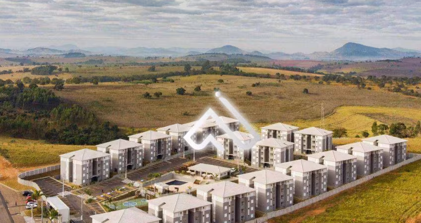 Apartamento com 2 dormitórios à venda, 50 m² por R$ 158.000 - Cidade Jardim - Pouso Alegre/MG