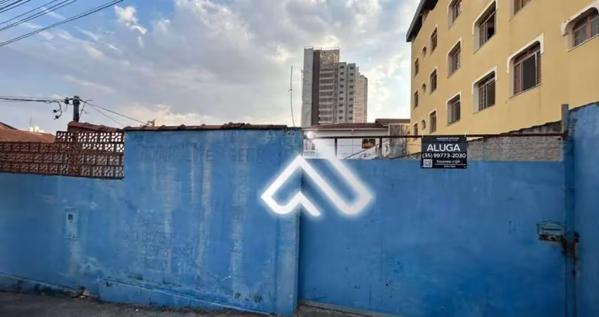 Terreno para alugar, 380 m² por r$ 800/mês - centro - pouso alegre/mg