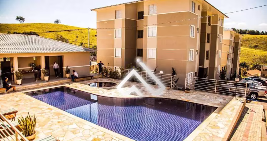 Apartamento com 2 dormitórios para alugar, 49 m² por r$ 1.580,00/mês - faisqueira - pouso alegre/mg