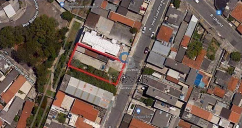 Terreno à venda, 465 m² por R$ 1.645.000,00 - Vila Ema - São Paulo/SP