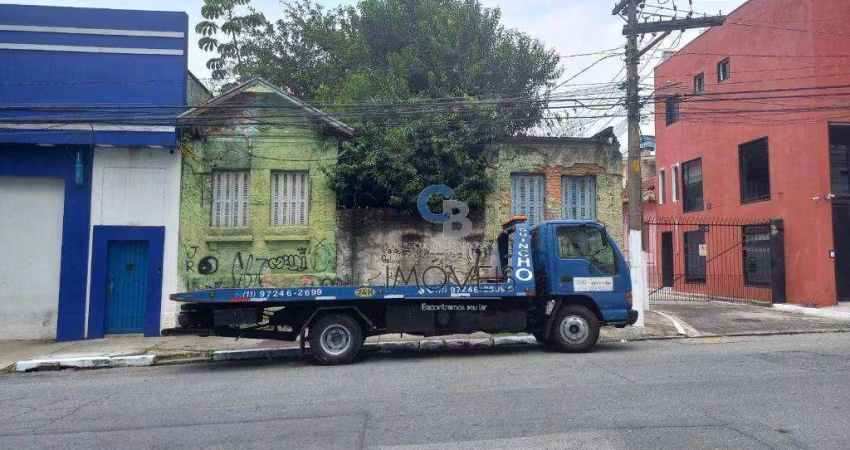 Terreno à venda, 735 m² por R$ 4.785.000,00 - Tatuapé - São Paulo/SP