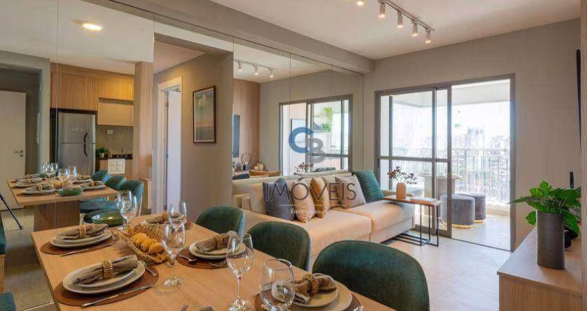 Apartamento com 2 dormitórios à venda, 64 m² por R$ 750.000,00 - Belém - São Paulo/SP