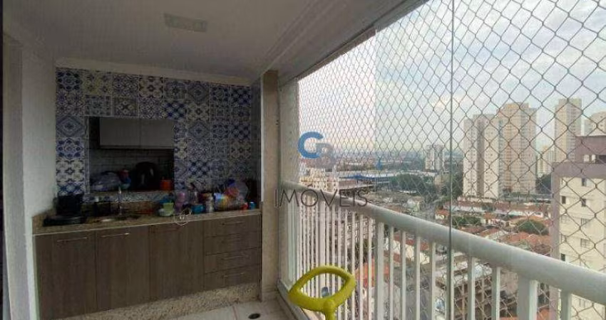 Apartamento com 3 dormitórios à venda, 73 m² por R$ 785.000,00 - Tatuapé - São Paulo/SP