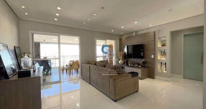 Apartamento com 3 dormitórios à venda, 122 m² por R$ 1.500.000,00 - Jardim Anália Franco - São Paulo/SP