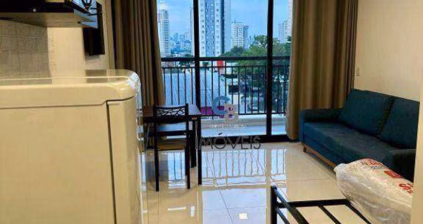 Apartamento com 1 dormitório para alugar, 31 m² por R$ 3.067,00/mês - Tatuapé - São Paulo/SP