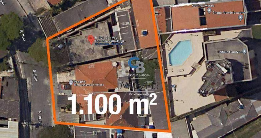 Terreno à venda, 1150 m² por R$ 7.420.000,00 - Vila Formosa - São Paulo/SP