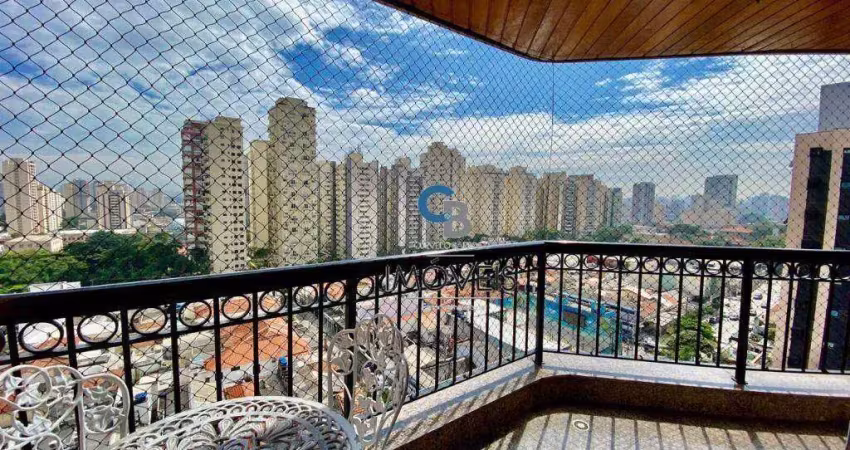 Apartamento com 4 dormitórios à venda, 200 m² por r$ 1.650.000,00 - tatuapé - são paulo/sp