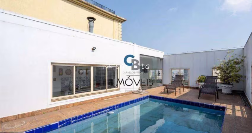 Cobertura com 4 dormitórios à venda, 300 m² por r$ 2.300.000,00 - tatuapé - são paulo/sp