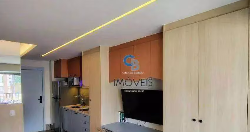 Apartamento com 1 dormitório à venda, 28 m² por r$ 550.000 - cerqueira césar - são paulo/sp