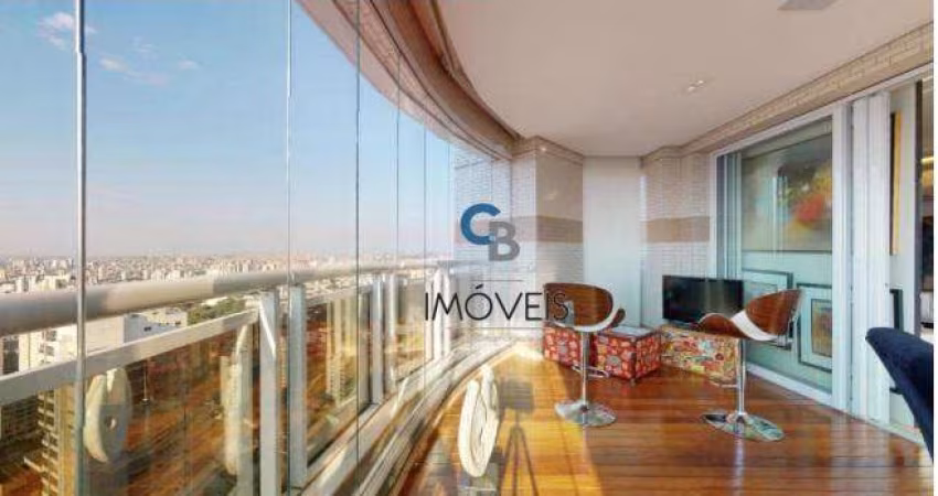 Apartamento, 297 m² - venda por R$ 4.900.000,00 ou aluguel por R$ 43.100,00/mês - Anália Franco - São Paulo/SP