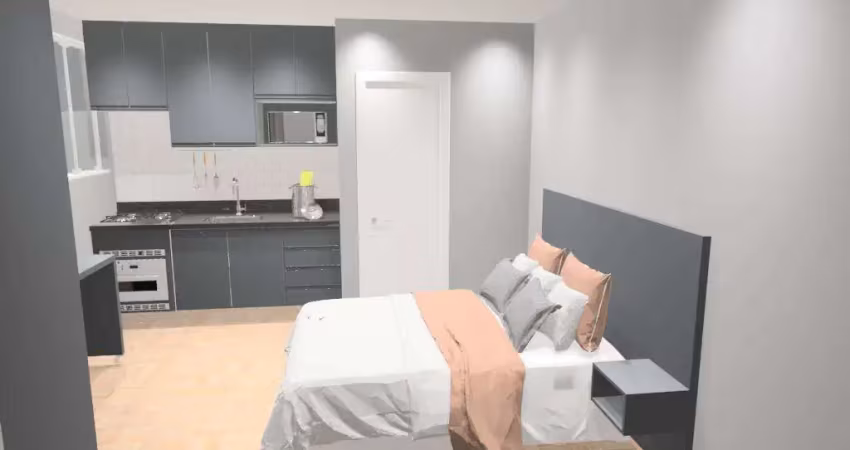 Flat com 1 quarto à venda na Rua dos Aliados, Bangú, Santo André