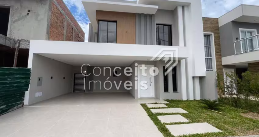 Casa em condomínio fechado com 3 quartos à venda na Rua Aderly Turek, 333, Cará-cará, Ponta Grossa