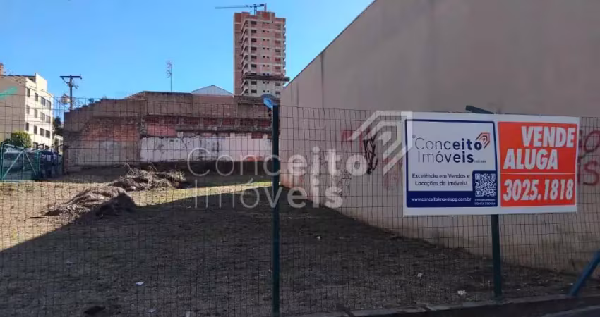 Terreno comercial para alugar na Avenida Bonifácio Vilela, 317, Centro, Ponta Grossa