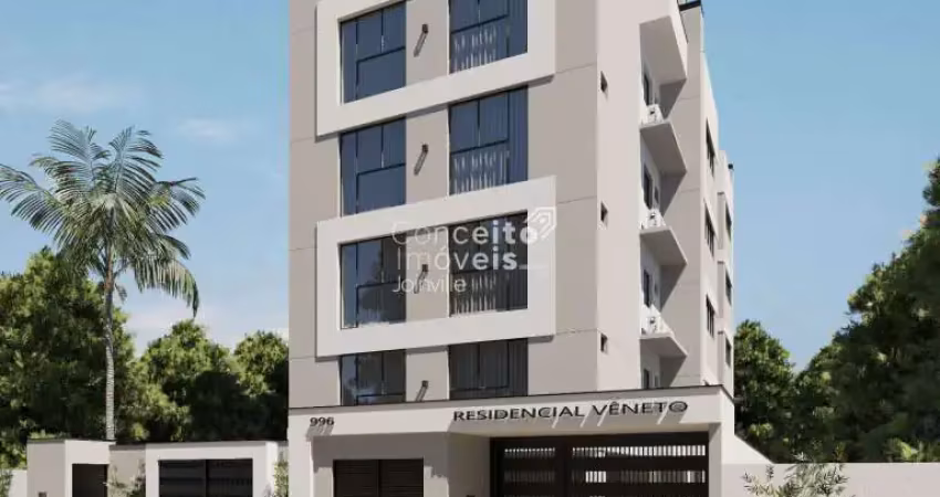 Apartamento 2 quartos com suíte residencial vêneto joinville