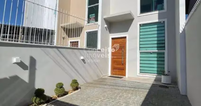 Geminado semi mobiliado 2 quartos vila nova joinville
