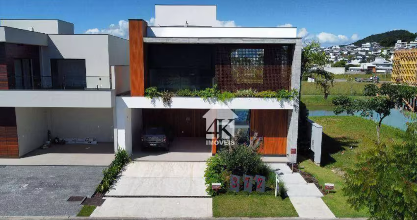 Casa com 3 dormitórios à venda, 284 m² por r$ 4.240.000 - pedra branca - palhoça/sc