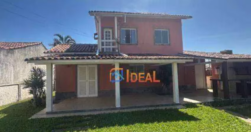 Casa com 4 dormitórios para alugar, 120 m² por r$ 2.500/mês - unamar - cabo frio/rj