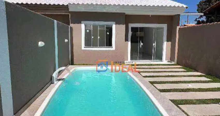 Casa com 2 dormitórios à venda, 70 m² por r$ 250.000,00 - unamar - cabo frio/rj